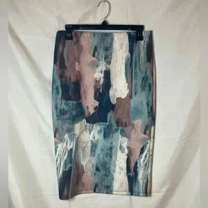 Mossimo watercolor looking‎ skirt